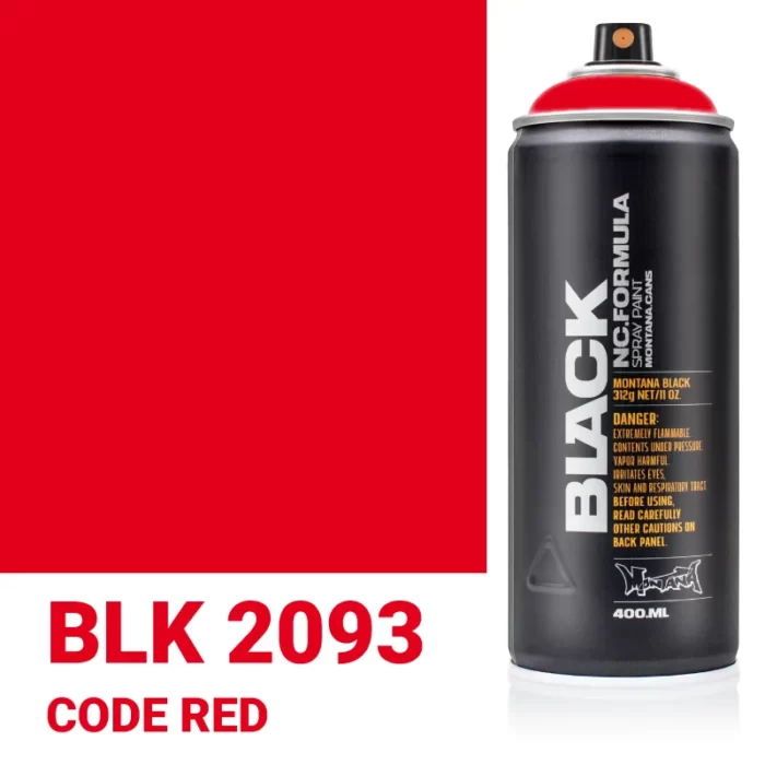 Σπρέι Graffiti Montana Black Cans 400 BLK 2093 Code Red